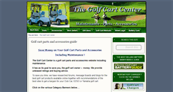 Desktop Screenshot of golfcartcenter.com